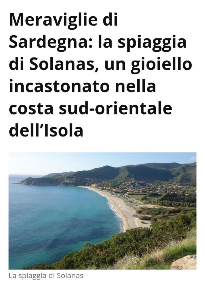 Vacanze A Solanas Con Clima Cup1863 Exterior foto